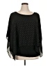 AGB Black 3/4 Sleeve Blouse Size 2X - photo 1
