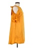 Shein 100% Polyester Orange Sleeveless Top Size 8 - 10 - photo 4