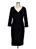 L.K. Bennett Solid Black Cocktail Dress Size 12 - photo 1