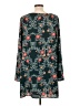 Xhilaration Floral Teal Casual Dress Size L - photo 2