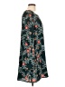 Xhilaration Floral Teal Casual Dress Size L - photo 4