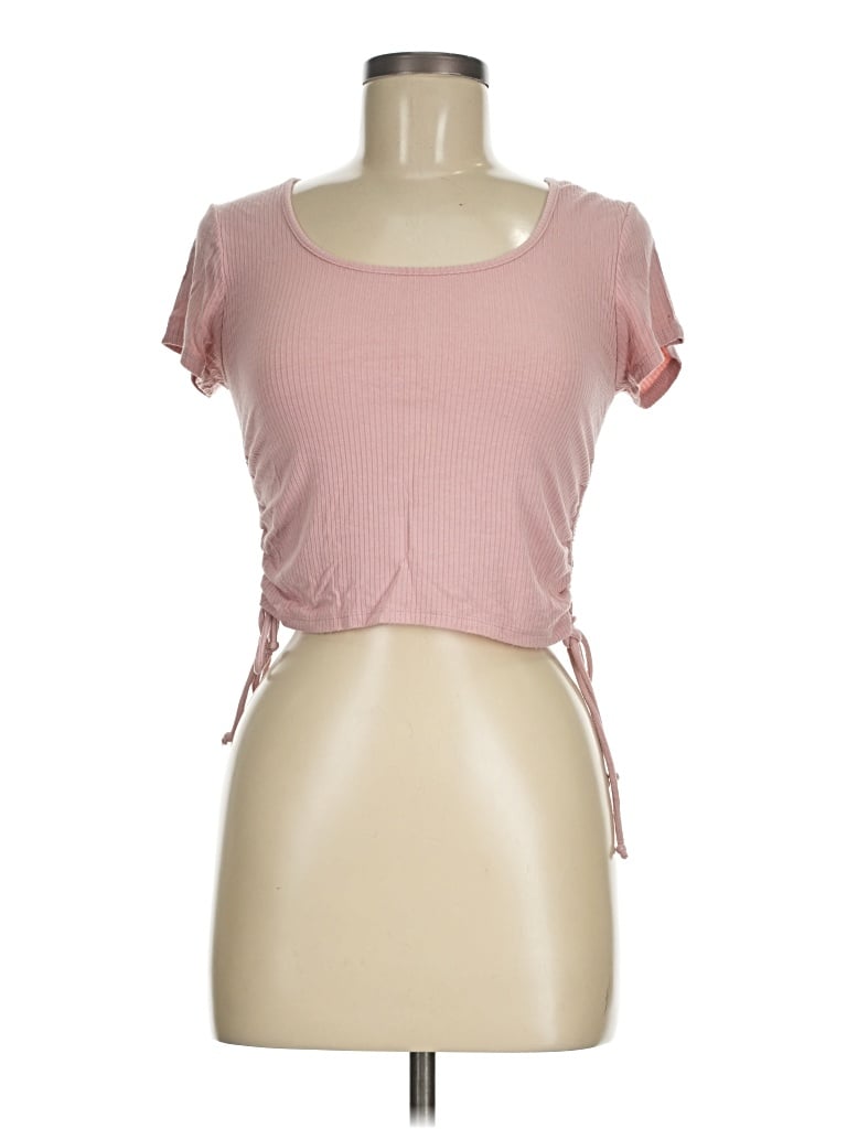 Pre-owned Wild Fable Short Sleeve T-shirt In Pink