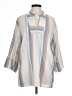 Assorted Brands Gray 3/4 Sleeve Button-Down Shirt Size L - photo 1