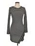 Sienna Stripes Black Casual Dress Size L - photo 1