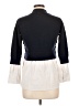 Veronica Beard 100% Wool Blue 3/4 Sleeve Top Size L - photo 2