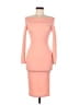 Codigo Solid Pink Cocktail Dress Size M - photo 1