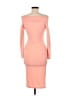 Codigo Solid Pink Cocktail Dress Size M - photo 2