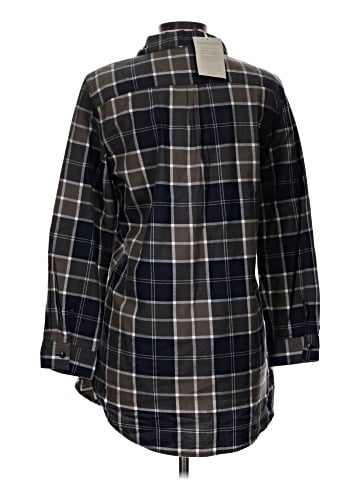Garnet Hill 3/4 Sleeve Button-Down Shirt (view 2)