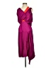 Atlein Color Block Purple Cocktail Dress Size S (estimated) - photo 1