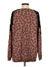 Bibi Animal Print Brown Pullover Sweater Size S - photo 2
