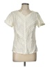 NaraCamicie Ivory Short Sleeve Blouse Size 10 (IV) - photo 1