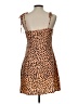 Shein Animal Print Brown Cocktail Dress Size L - photo 2