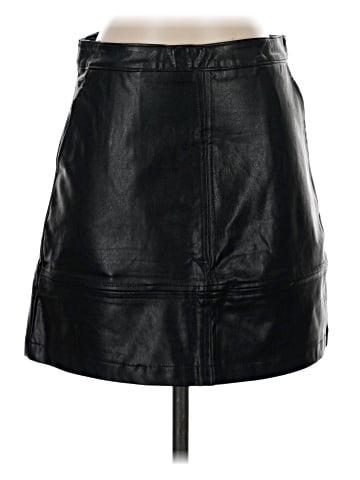 Petal and Pup Faux Leather Skirt (view 1)