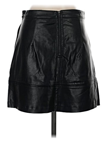 Petal and Pup Faux Leather Skirt (view 2)