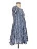 Devi 100% Rayon Blue Casual Dress Size S - photo 4