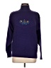 Kaelin Hearts Purple Turtleneck Sweater Size M - photo 1