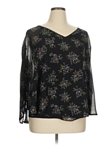 Notations 3/4 Sleeve Blouse (view 1)