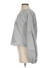 Evereve Stripes Gray Long Sleeve Blouse Size XS - photo 5