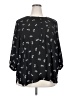 NYDJ 100% Polyester Black 3/4 Sleeve Blouse Size 2X - photo 1