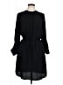 Apt. 9 100% Polyester Solid Black Casual Dress Size 10 - photo 1