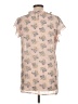 Suzanne Betro Pink Short Sleeve Blouse Size L - photo 2