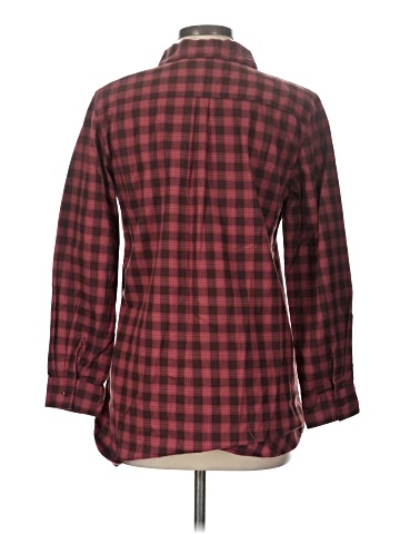 Garnet Hill 3/4 Sleeve Button-Down Shirt (view 2)