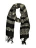 Look Black Gray Scarf One size - photo 1