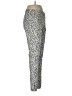 Faded Glory Animal Print Silver Casual Pants Size M - photo 4