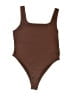 Shein Curve Solid Brown One Piece Swimsuit Size 1X - photo 1