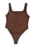 Shein Curve Solid Brown One Piece Swimsuit Size 1X - photo 2
