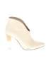 42 Gold Ivory Ankle Boots Size 7 1/2 - photo 1