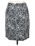 Ann Taylor Animal Print Black Casual Skirt Size 8 - photo 1