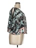 A. Byer 100% Polyester Teal 3/4 Sleeve Blouse Size XL - photo 4