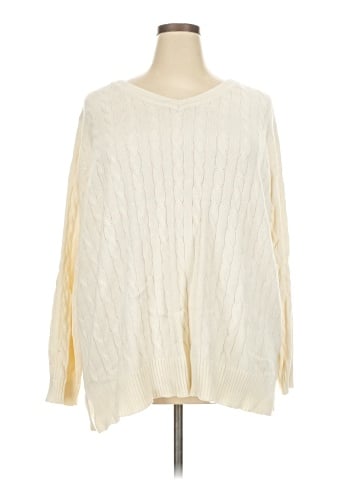 Woman Within Pullover Sweater (view 1)