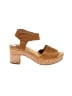 Crown Vintage Tan Orange Heels Size 9 - photo 1
