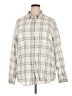Ridgecut Plaid Ivory Long Sleeve Button-Down Shirt Size 2X - photo 1