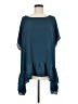 Wishlist 100% Polyester Teal Short Sleeve Blouse Size Med - Lg - photo 1