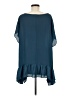 Wishlist 100% Polyester Teal Short Sleeve Blouse Size Med - Lg - photo 2