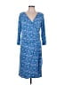 Hatley Print Blue Casual Dress Size L - photo 1