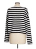 H&M Stripes Silver Pullover Sweater Size L - photo 2