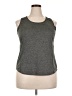 Tek Gear 100% Polyester Gray Sleeveless Top Size XXL - photo 1