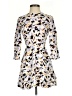 A.L.C. Print Silver Cocktail Dress Size 0 - photo 1