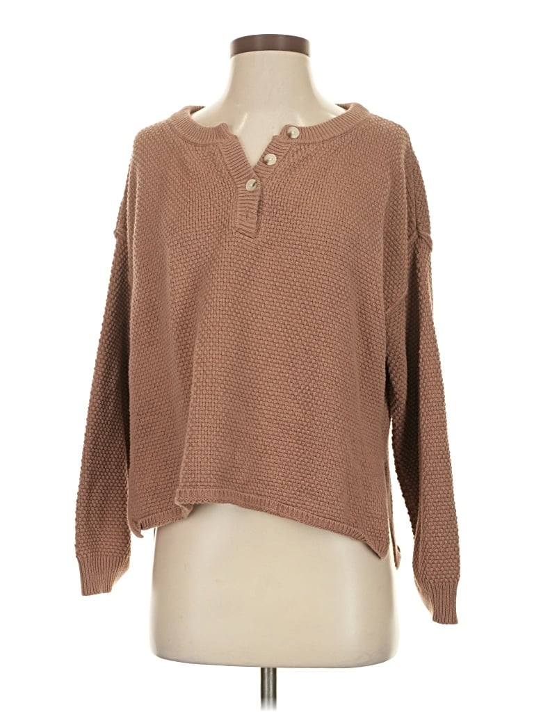Pre-owned Sincerely Jules Pullover Sweater In Brown
