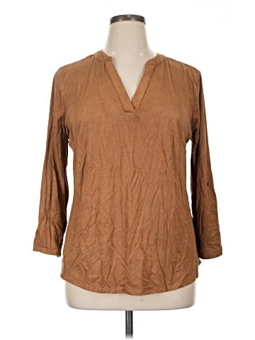 Signature Studio 3/4 Sleeve Blouse (view 1)