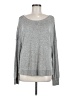 Stars Above Metallic Silver Pullover Sweater Size M - photo 1