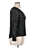 Jennifer Lopez 100% Rayon Black Long Sleeve Top Size XL - photo 4