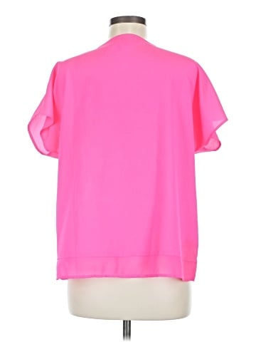 DKNY Short Sleeve Blouse (view 2)