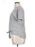 Unbranded 100% Polyester Gray Short Sleeve Top Size L - photo 5
