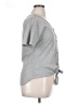 Unbranded 100% Polyester Gray Short Sleeve Top Size L - photo 4