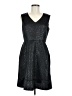 Spense Metallic Black Cocktail Dress Size 8 (petite) - photo 1